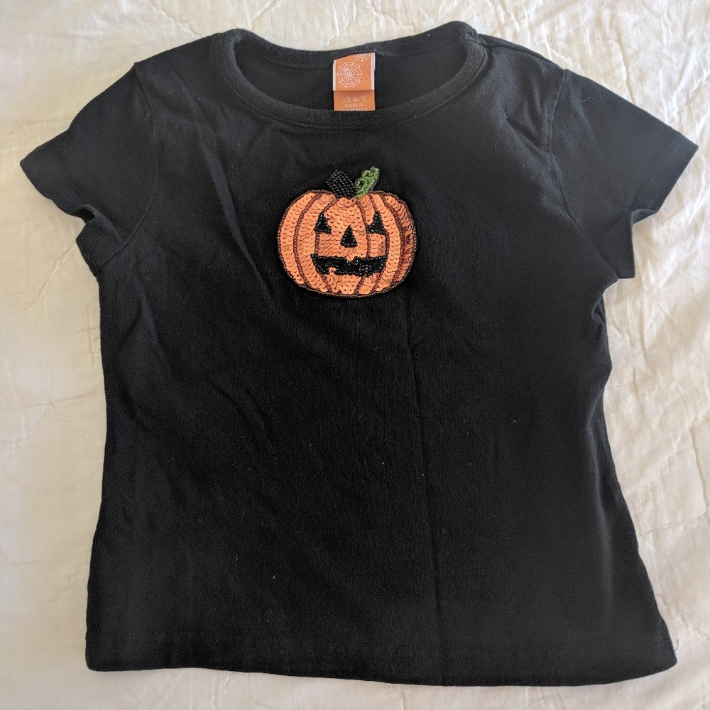 💕Host Pick💕 Girl's Pumpkin Tee sz 4/5